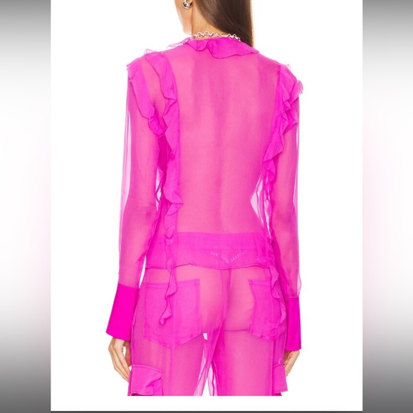 NWT Retrofête Aviva Silk Blouse - Picture 2 of 3